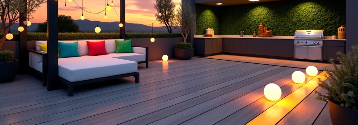 Terrasse conviviale pour vos soirées d'été