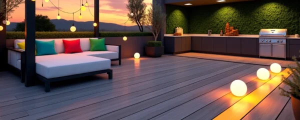 Terrasse conviviale pour vos soirées d'été